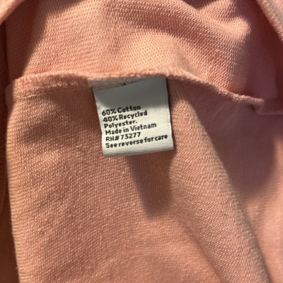 Nine West Side Tie T Shirt Dress XL Light Pink - Picture 6 of 6